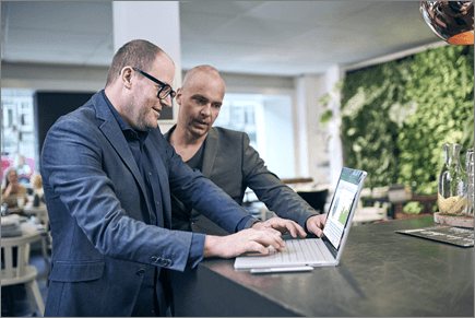 Arbeta på en dator