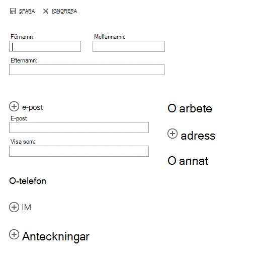 ny kontakt