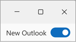 flytta ut från den nya outlook-skärmbilden