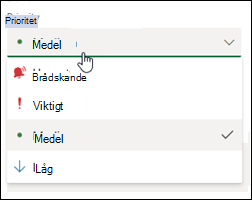 Prioritetsalternativ