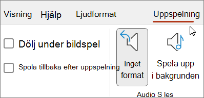 Bild för uppspelning av ljud