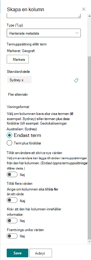 skapa kolumn1