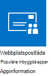 Programmet Webbplatspostlåda