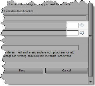 Märkningsikoner i dialogrutan Redigera egenskaper
