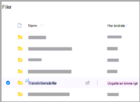 Transkribera filer