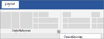 Utskriftsformat