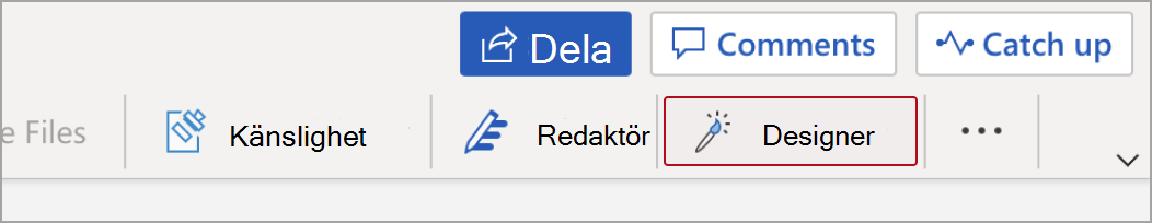 Bild på ikonknappen Word Designer