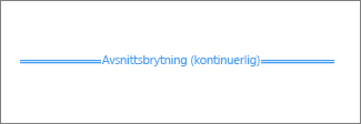 Bild av avsnittsbrytning