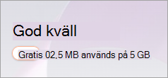 Kostnadsfri aktivitetsikon på startsidan för Microsoft 365.com