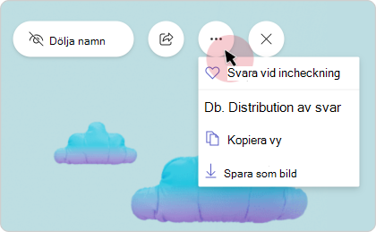 Hantera incheckningar i vyn Tillsammans