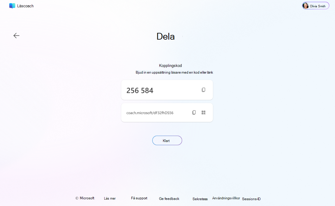 Dela med sig