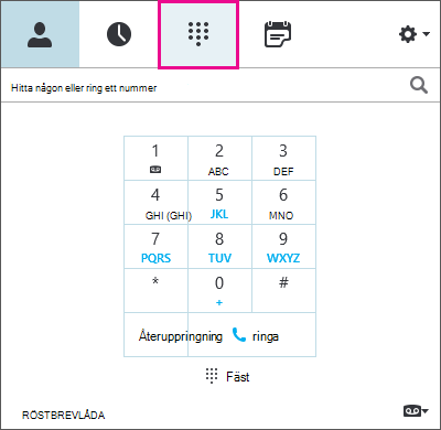 Dialogrutan Redigera telefonnummer
