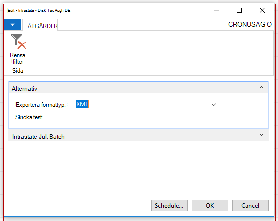 kör funktionen Skapa fil