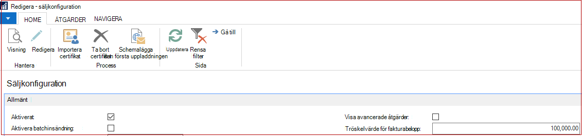 Installationsprogrammet för SII