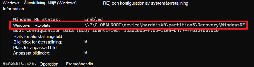 REAgentC Information Command