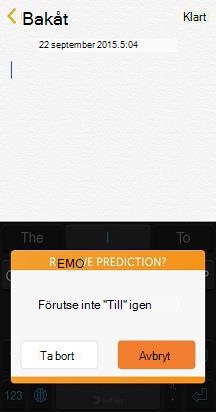 removeprediction