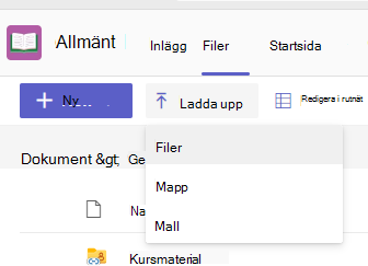 Uppladdning