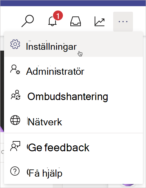 Öppna kampanjinställningarna i det övre högra hörnet på kampanjsidan.
