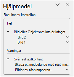 Inspektionsresultat