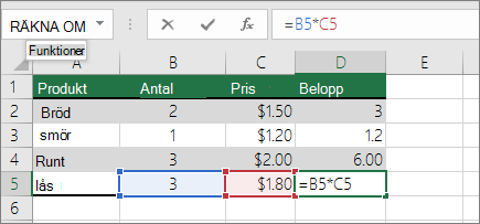 Relativ cellreferens