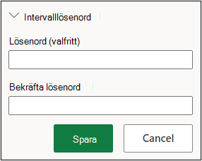 Skydd för inställningsområde