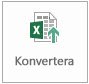 Knappen Konvertera.