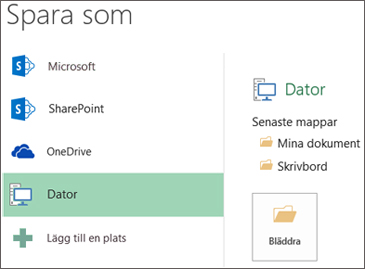 Välj en plats
