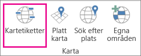 Alternativet Kartetiketter för 3D-kartor