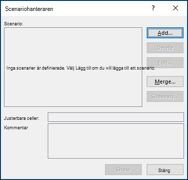 Guiden Scenariohanteraren