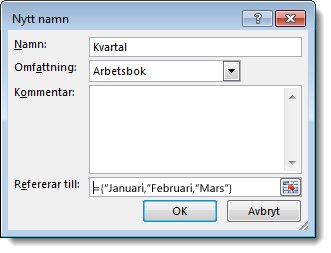 Dialogrutan Nytt namn