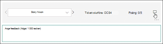 Kommentera testsvar