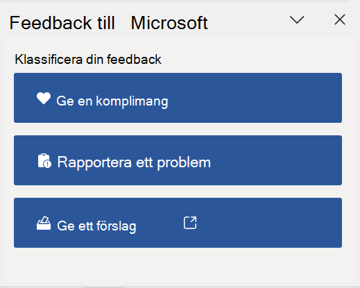 Feedbackfönstret i Word