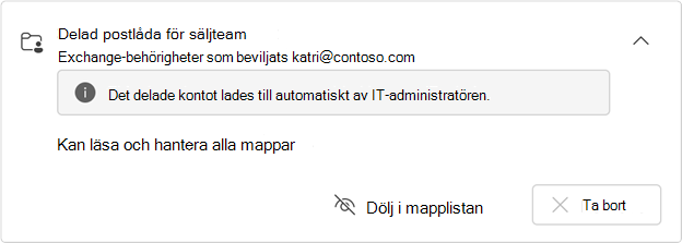 Automappat delat postlådekort