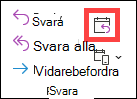 Knappen Svara med möte i klassiska Outlook