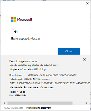 Klassiskt Outlook-inloggningsfel 4usqa