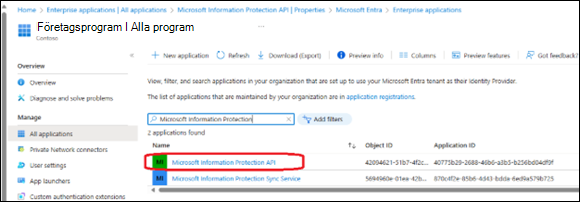 MS Information Protection API