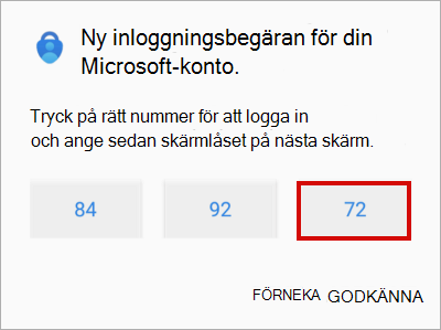 Bild av nummermatchning