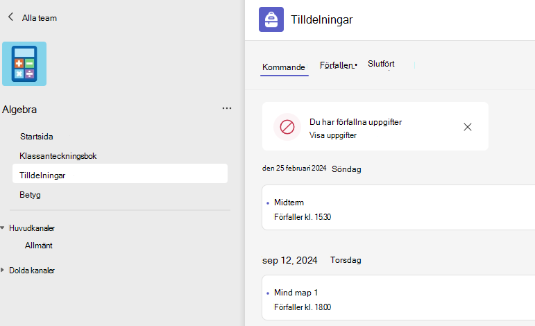 tilldelning
