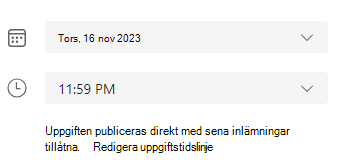 redigera uppgift