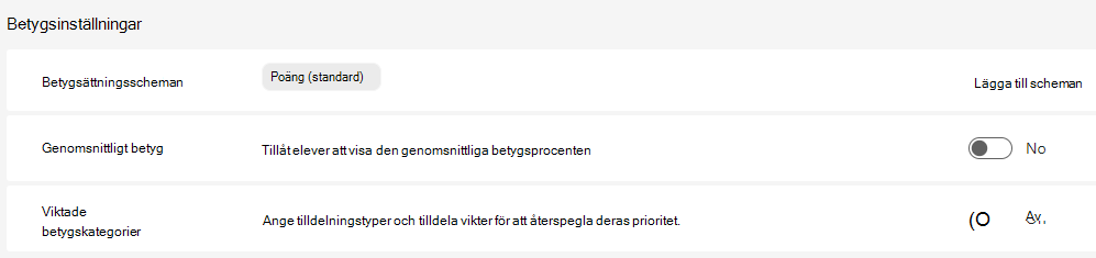 betygsinställningar