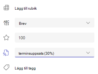 Betygsättning av brev