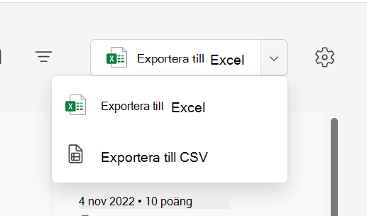 Skärmbild av export.