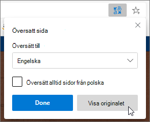 Klicka på Visa original