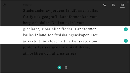 Skärmbild av korreleringsikonen.