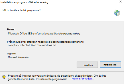 Installera