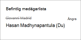 Ta bort medägare från anteckningsbok för lärare