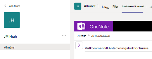 Fliken Anteckningsbok för personal