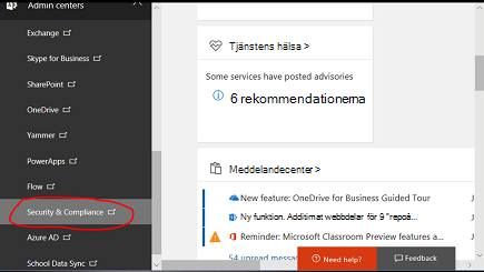 Välj säkerhet och efterlevnad
