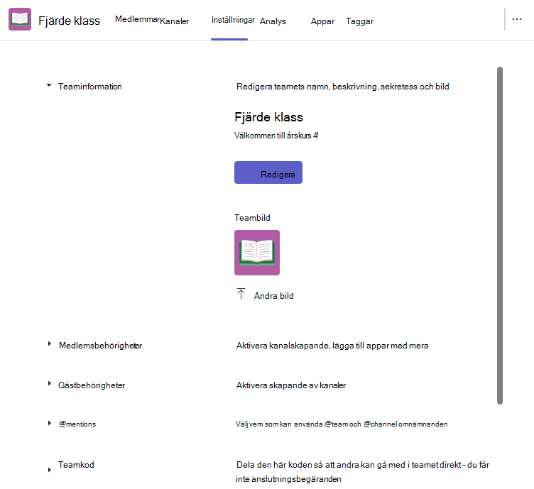 Inställningar