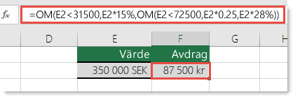 Exempel på en välformulerad OM-sats.